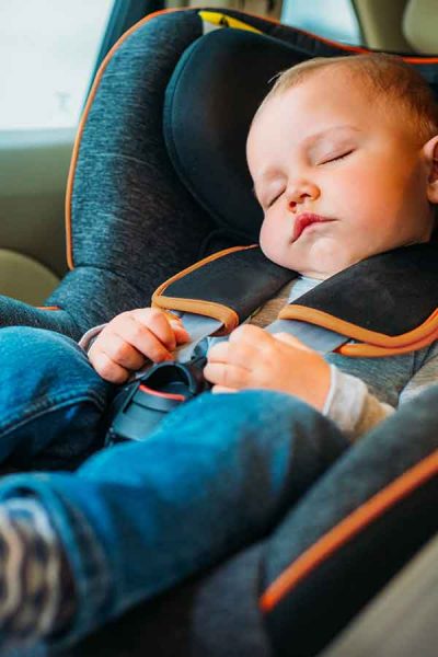 Baby Sleeping in a Car Seat Featured Image