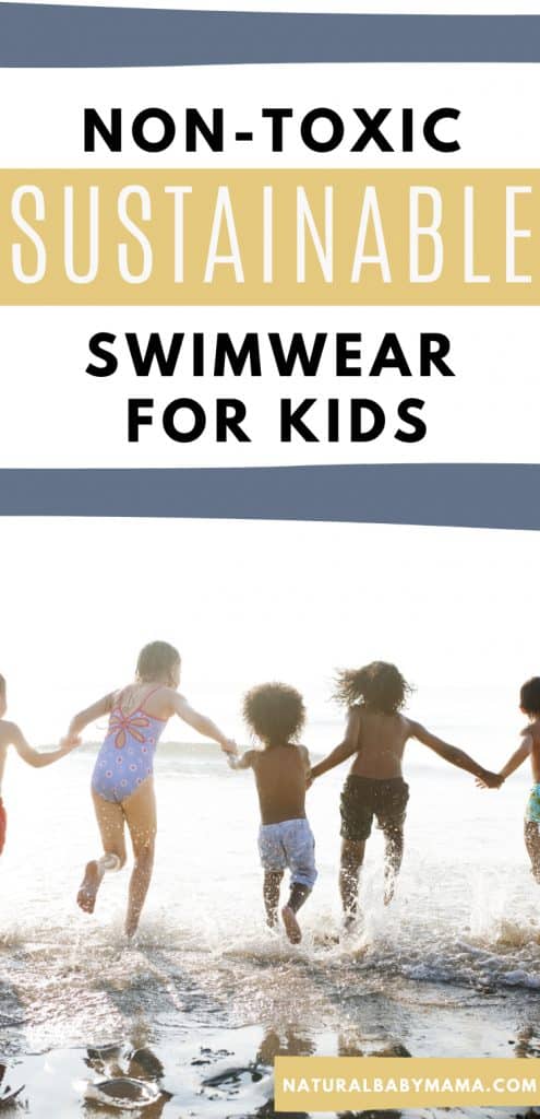 Sustainable, non-toxic swimwear for kids.  