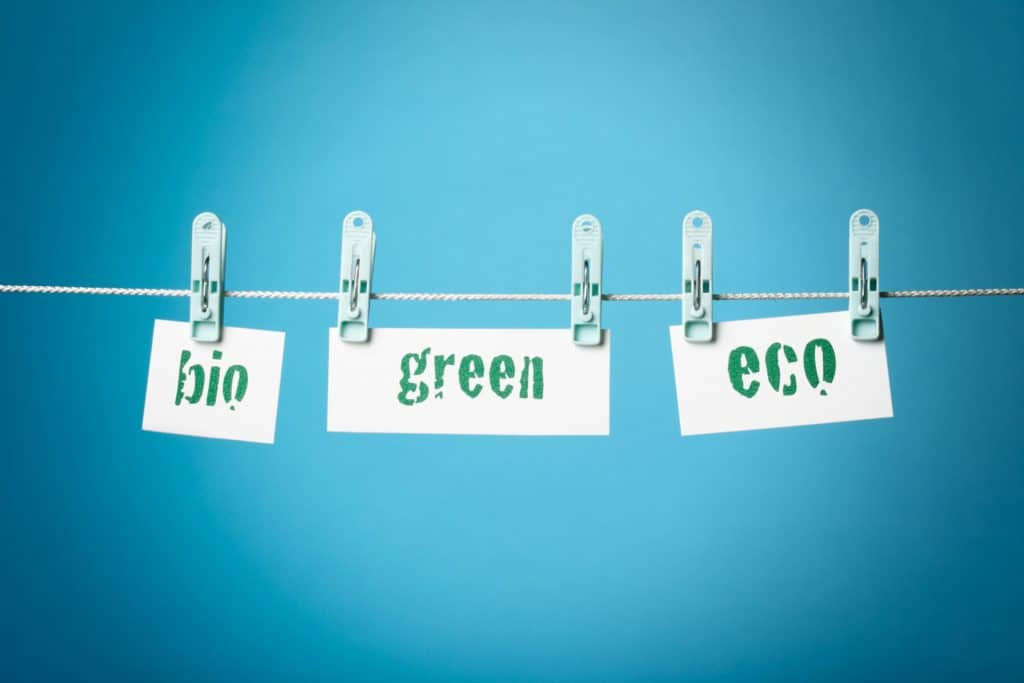 Greenwashing terms: Bio, Green, Eco