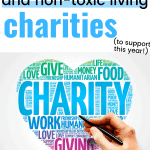 charity sign for environmental and non-toxic living charities
