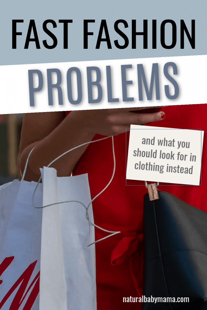 Fast fashion problems and environmental concerns. 