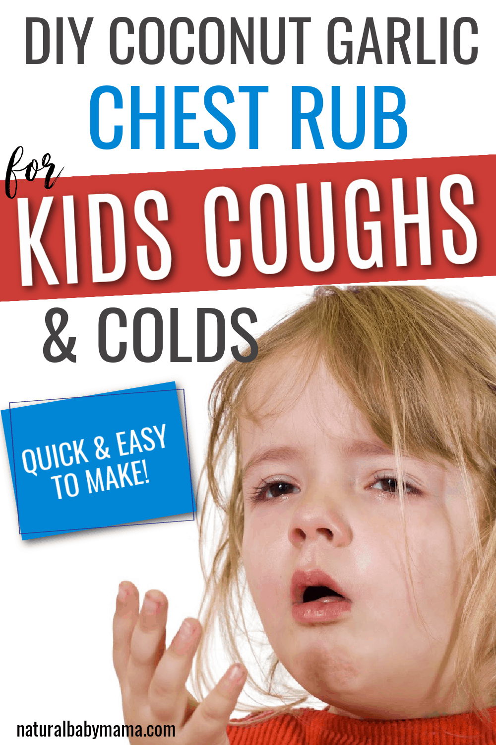 Coconut Garlic Chest Rub for Coughs and Colds Natural Baby Mama