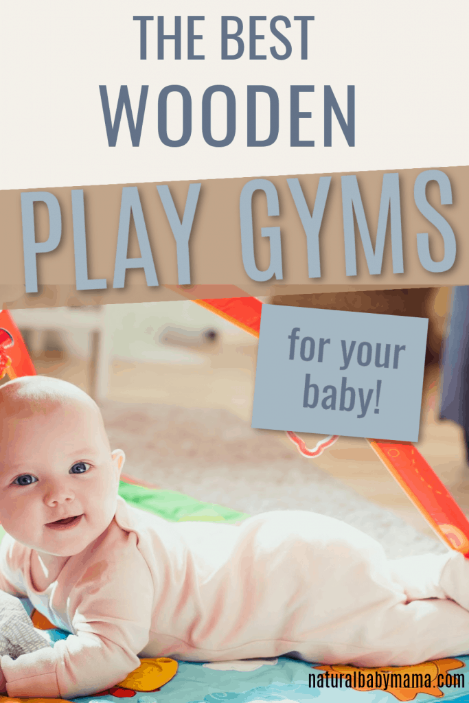 non-toxic wood baby play gym 