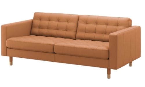 Ikea couch in orange 