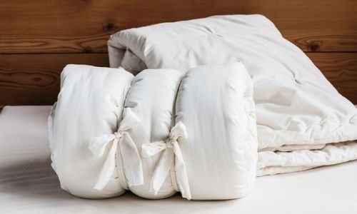 Holy Lamb Wool Comforters in white