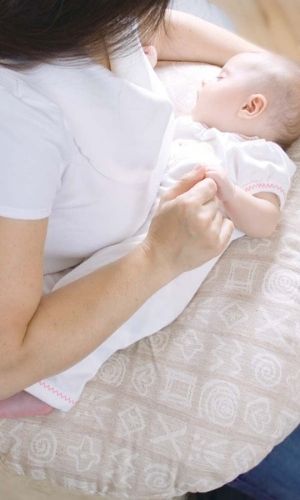 Organic Nursing Pillow / Spelt hull breastfeeding pillow - Eco Health Lab