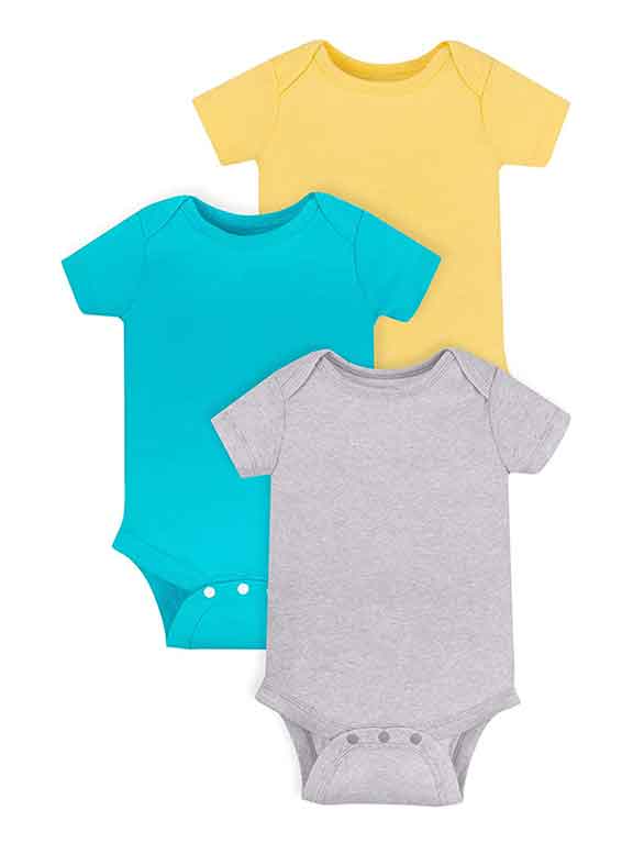Lamaze Baby Clothes - 3 piece set, yellow, blue, and grey