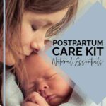 Pinterest Image for Postpartum Kit - Woman Holding Baby
