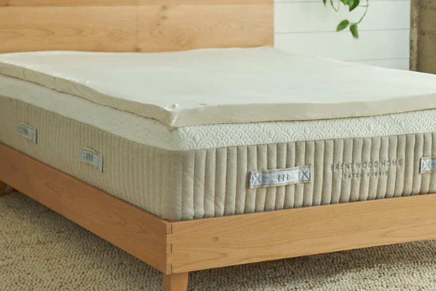 Brentwood home organic latex mattress topper
